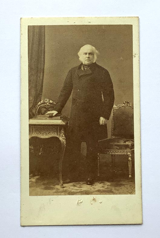 James Bruce, 8th Earl of Elgin carte de visite photograph by Disderi of Paris 1860's